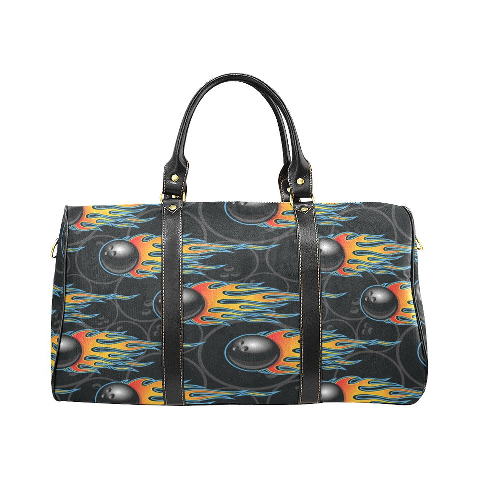 Bowling balls flame pattern Travel Bag
