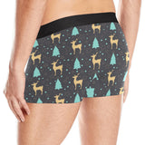 Deers star tree pattern Men's All Over Print Boxer Briefs Men's Underwear