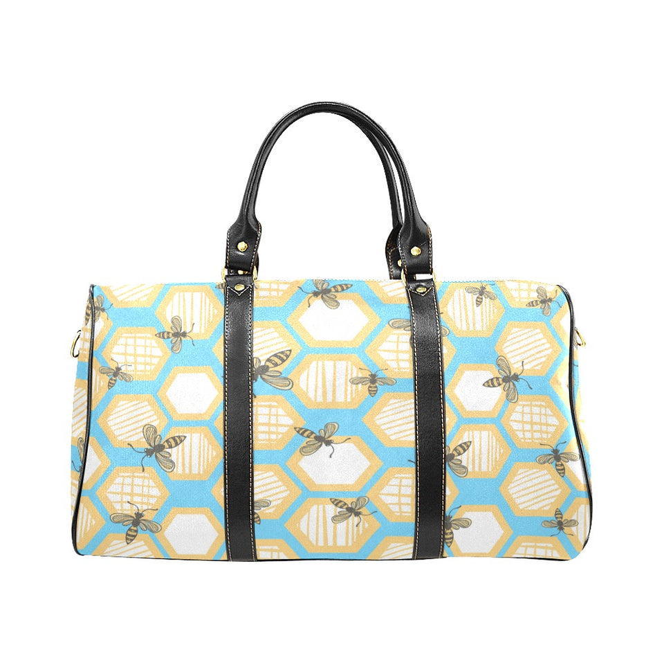 Bee honeycomb pattern Travel Bag