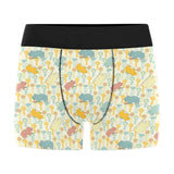 Hippopotamus Pattern Print Design 04 Men's All Over Print Boxer Briefs Men's Underwear