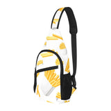 French fries white paper box pattern All Over Print Chest Bag