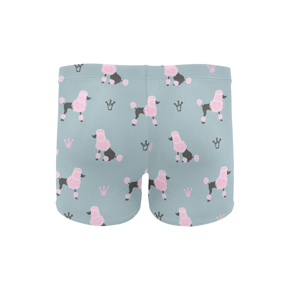 poodle dog pattern Men's Swimming Trunks
