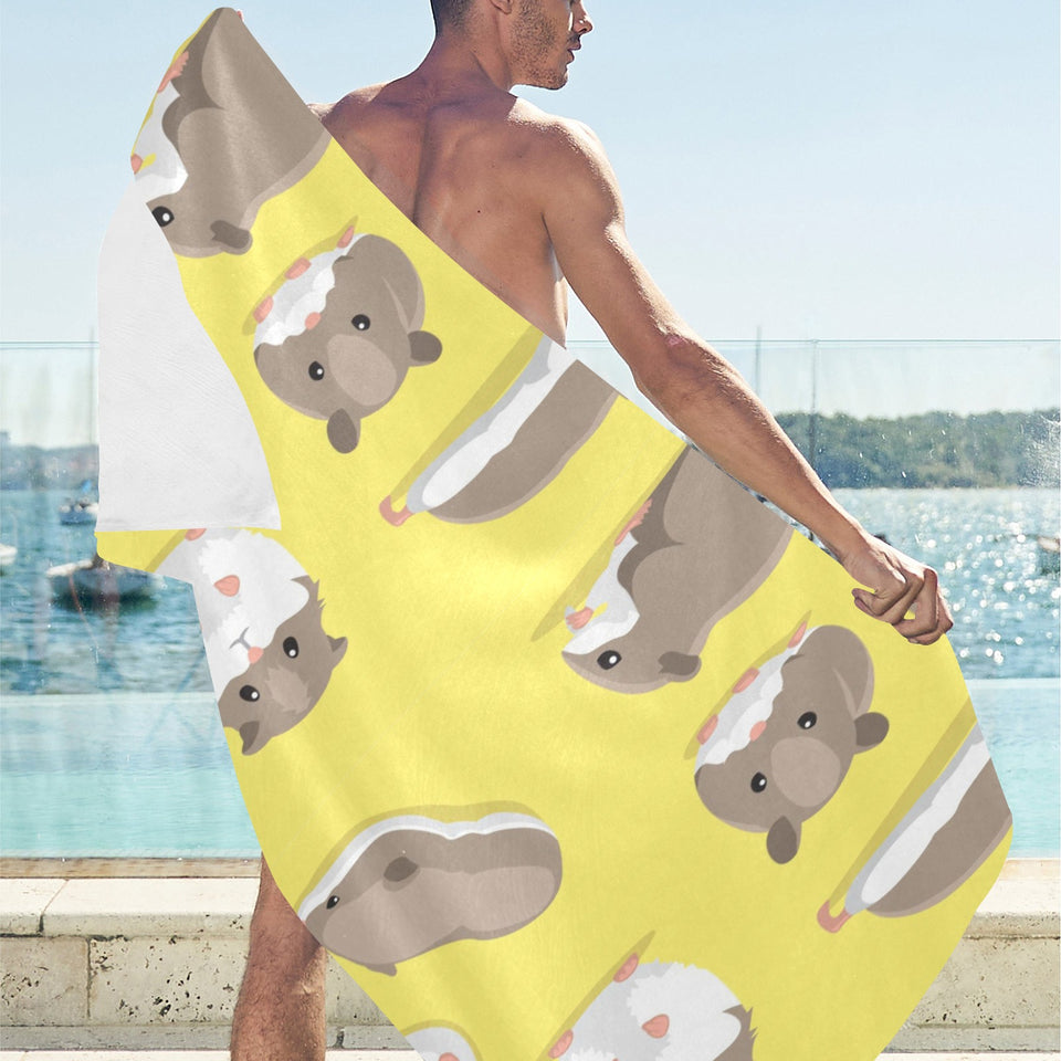 Cute Hamster pattern Beach Towel
