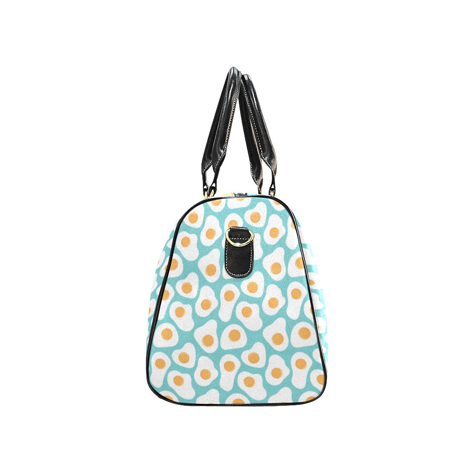 Fried Eggs Pattern Print Design 04 Travel Bag