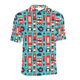 British Pattern Print Design 04 Men's All Over Print Polo Shirt