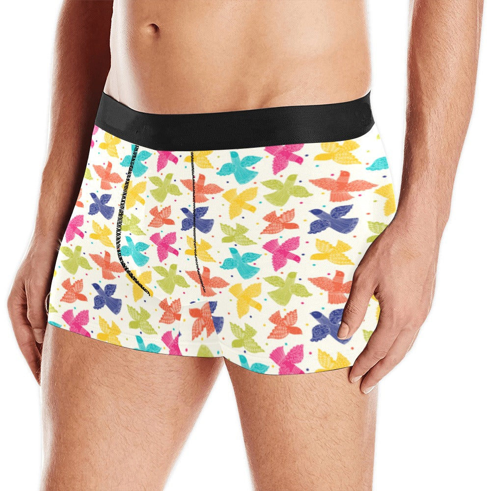 Pigeon Pattern Print Design 01 Men's All Over Print Boxer Briefs Men's Underwear