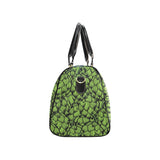 Green hop pattern Travel Bag