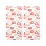 Lips Pattern Print Design 04 Gauze Curtain