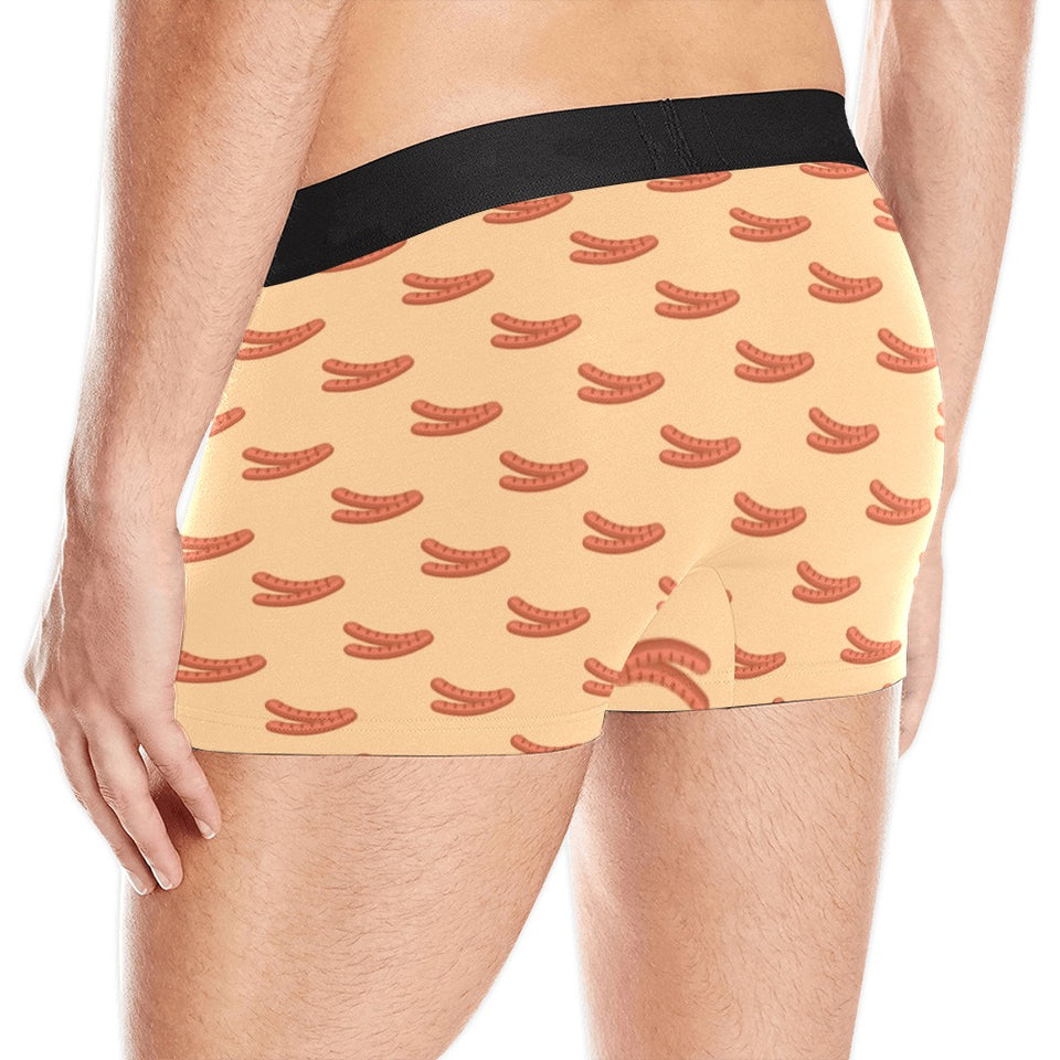 Sausage Pattern Print Design 03 Men's All Over Print Boxer Briefs Men's Underwear