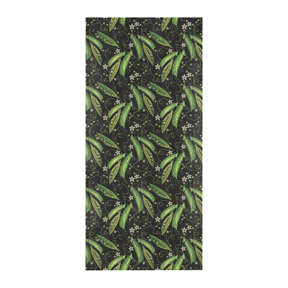 Green Peas Pattern Print Design 02 Beach Towel