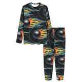Bowling balls flame pattern Women's All Over Print Pajama Set