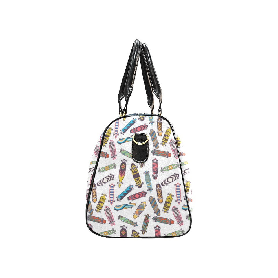 Skate Board Pattern Print Design 05 Travel Bag