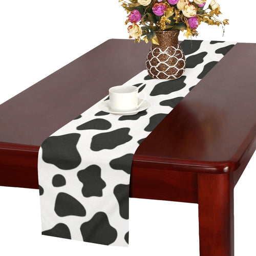 Cow skin pattern Table Runner