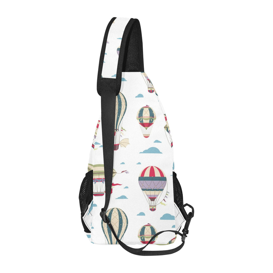 Hot air balloon pattern All Over Print Chest Bag
