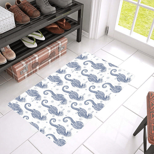 Seahorse pattern background Doormat