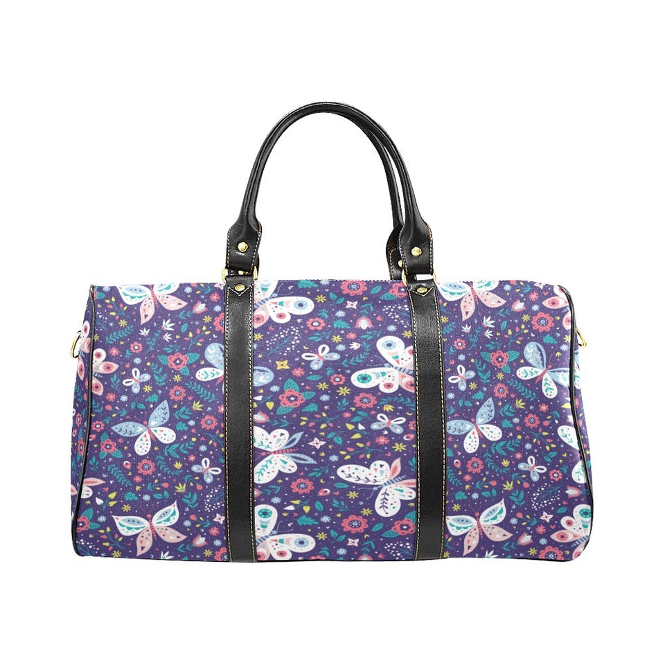 Colorful butterfly flower pattern.eps Travel Bag