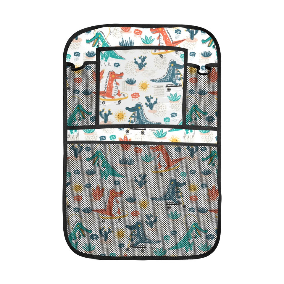 Cute Crocodile Pattern Car Seat Back Organizer