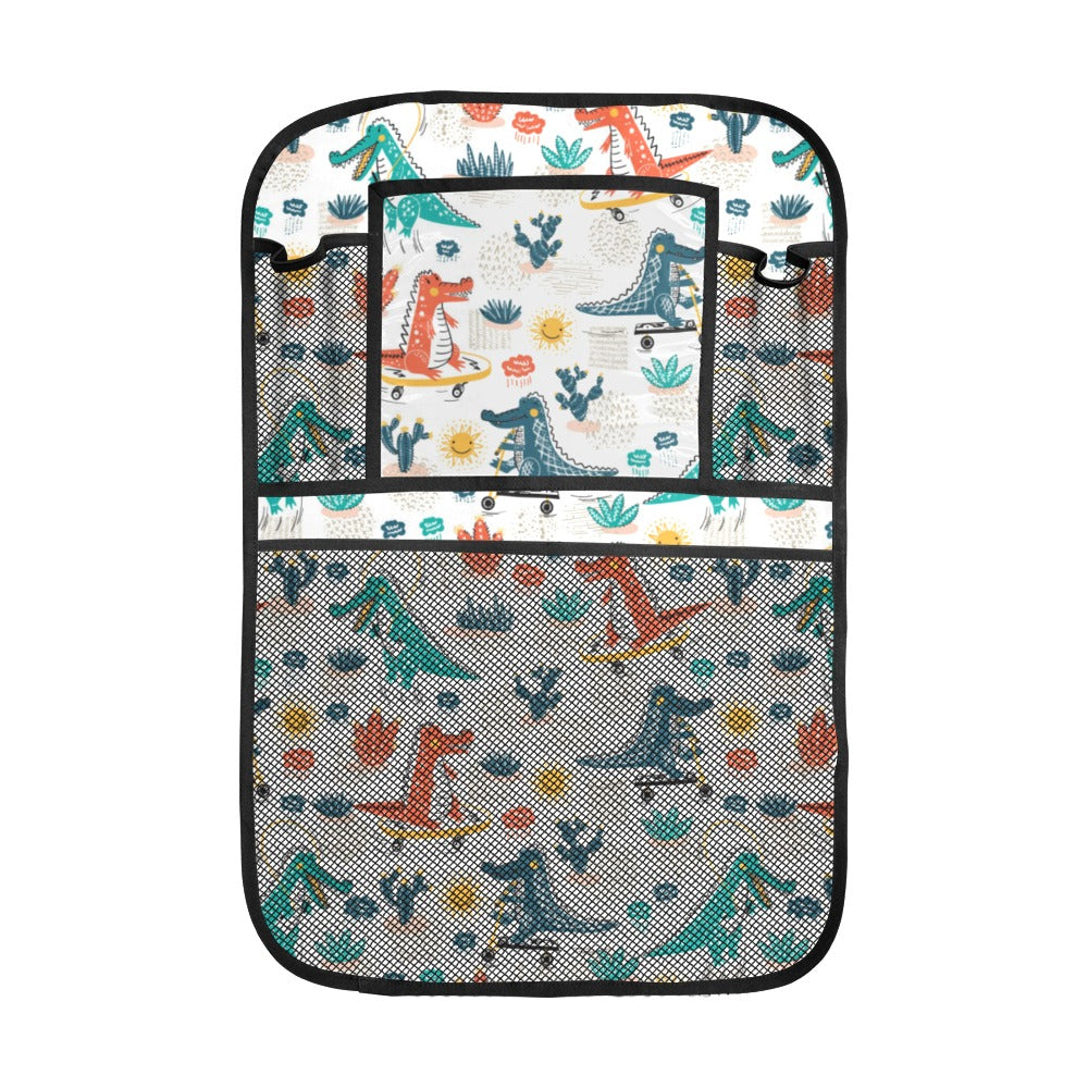Cute Crocodile Pattern Car Seat Back Organizer