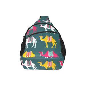 Camel pattern All Over Print Chest Bag