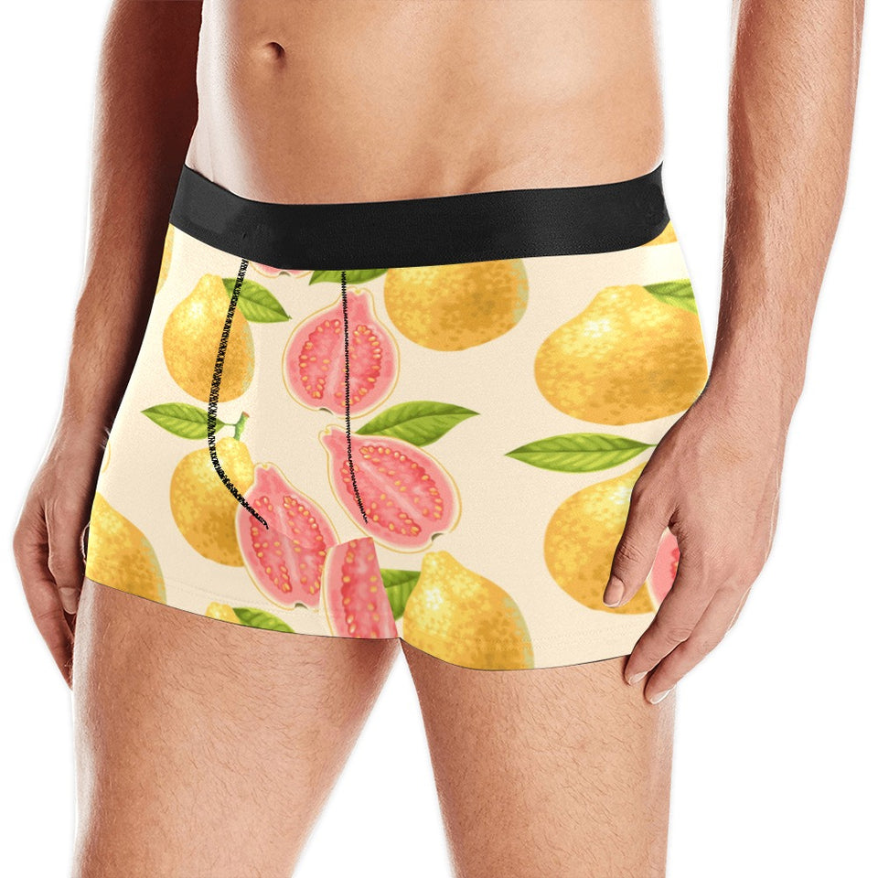 Beautiful guava pattern Men's All Over Print Boxer Briefs Men's Underwear