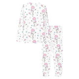 Cute poodle dog star pattern Women's All Over Print Pajama Set