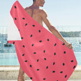 watermelon texture background Beach Towel