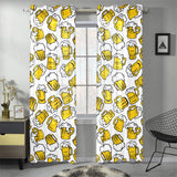 Beer design pattern Gauze Curtain
