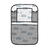 cute rhino heart pattern Car Seat Back Organizer