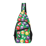 Billiard Ball Pattern Print Design 02 All Over Print Chest Bag
