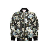 Japanese crane ornament elements Kids' Boys' Girls' Bomber Jacket