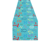 Math Pattern Print Design 02 Table Runner