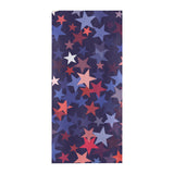 Red blue star pattern Beach Towel