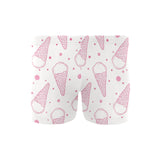 Hand drawn ice cream pattern Men's Swimming Trunks
