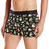 Raccoon watermelon pattern Men's All Over Print Boxer Briefs Men's Underwear