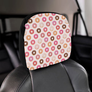 Colorful donut pattern Car Headrest Cover