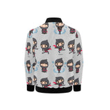 Cute ninja pattern Kids' Boys' Girls' Bomber Jacket