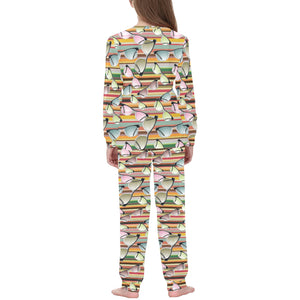 Sun Glasses Pattern Print Design 02 Kids' Boys' Girls' All Over Print Pajama Set