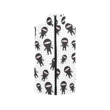 Ninja pattern plaid background Women's Padded Vest