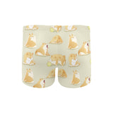 Cute fat shiba inu dog pattern Men's Swimming Trunks