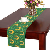 Horseshoes Pattern Print Design 05 Table Runner