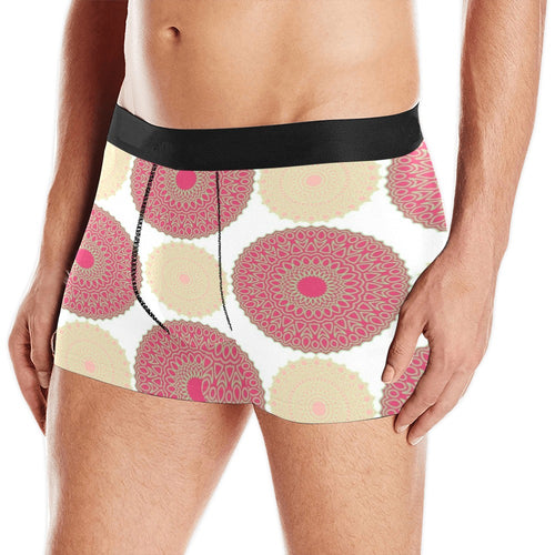 Circle indian pattern Men's All Over Print Boxer Briefs Men's Underwear