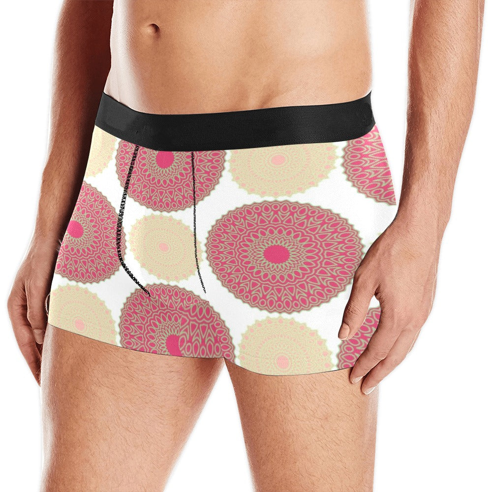 Circle indian pattern Men's All Over Print Boxer Briefs Men's Underwear