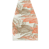 Cocoa beans Cocoa tree pattern Table Runner