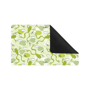 Cute frog dragonfly pattern Doormat