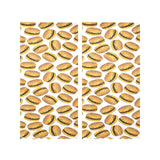 Hamburger Pattern Print Design 03 Gauze Curtain