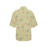 Camera Pattern Print Design 01 Women's All Over Print Hawaiian Shirt