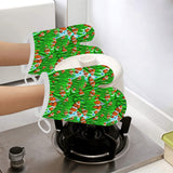 Clown Fish Pattern Print Design 01 Heat Resistant Oven Mitts