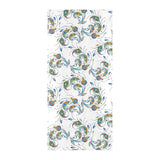 Peacock feather pattern Beach Towel