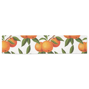 Oranges pattern background Table Runner