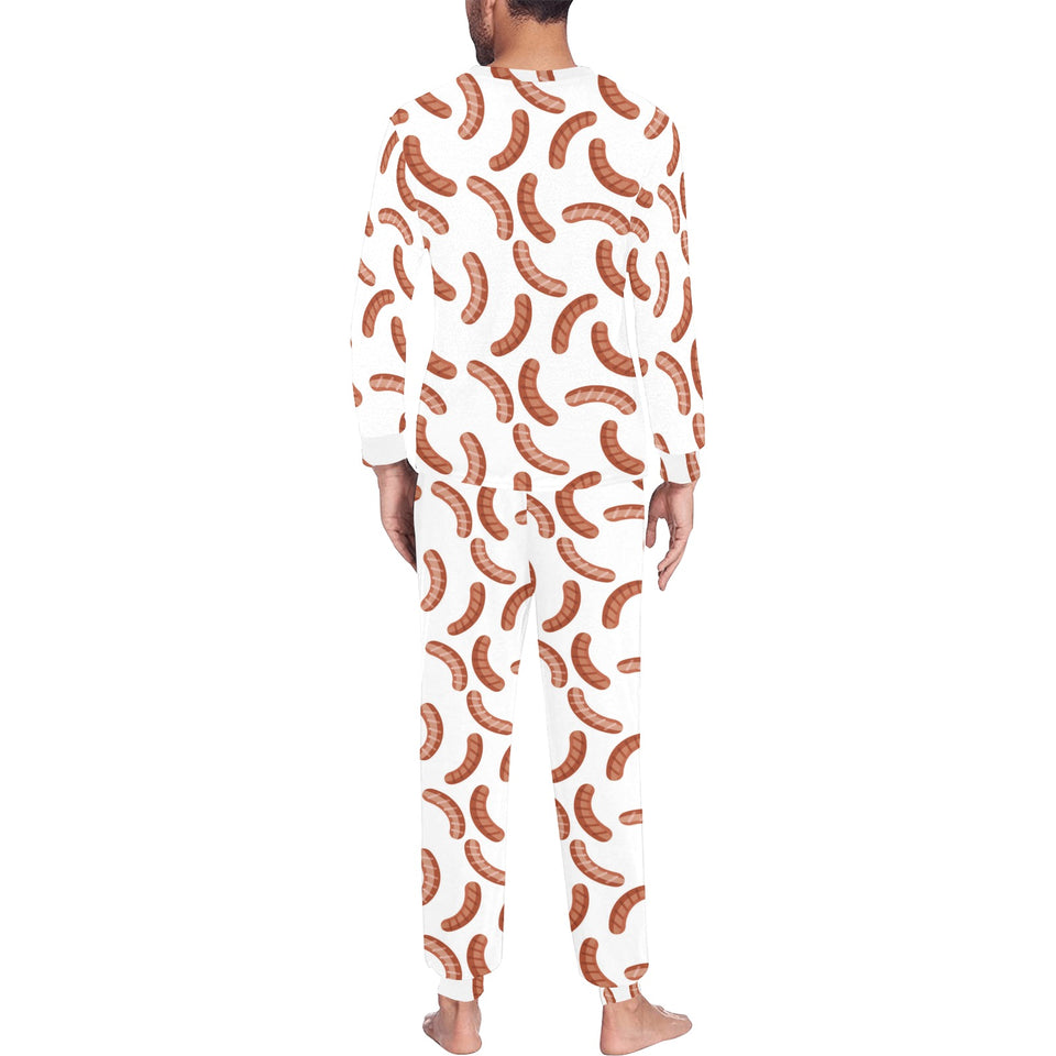 Sausage Pattern Print Design 04 Men's All Over Print Pajama